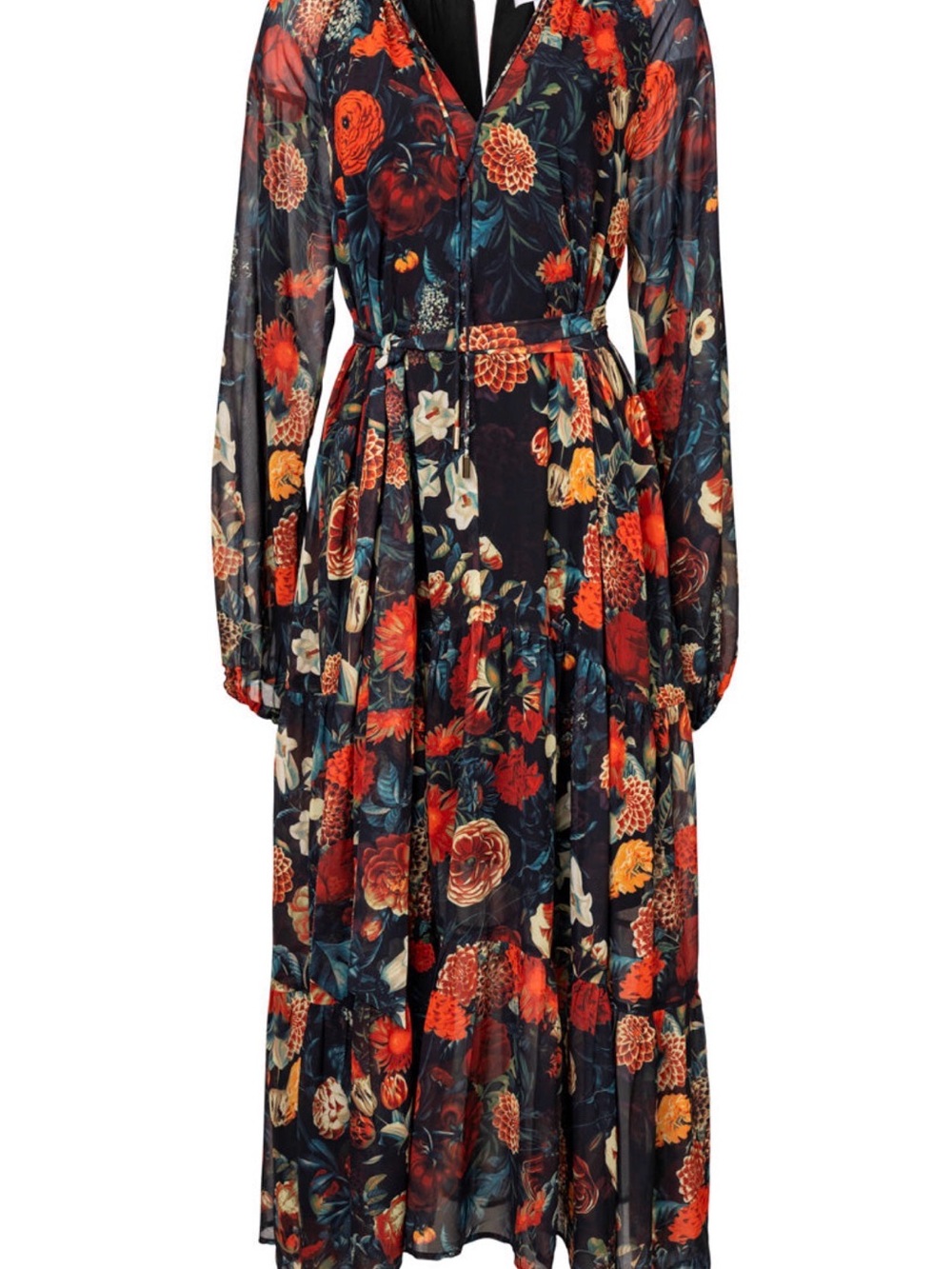 ***NWT*** Ivy City Co Imogen Dress in Moody Floral Greens and Reds - 1X